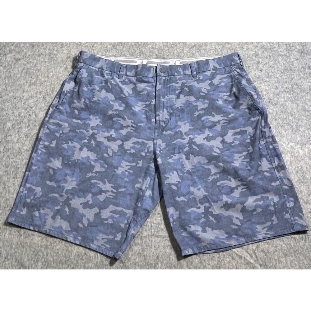 Johnnie-O Claymore Prep-Formance Golf Shorts Men's Size 38 9" Wake Blue Camo